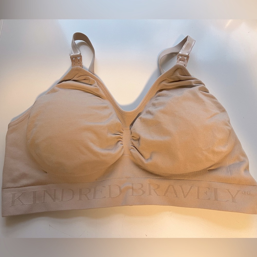 Kindred Bravely XL Nursing Bra -Nude
